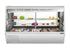 Migali C-DS-7 7 Ft Straight Glass Refrigerated Deli Display Case – 40.5 Cu. Ft.