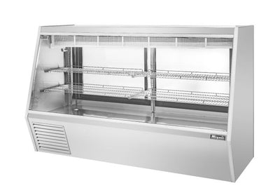 Migali C-DS-7 7 Ft Straight Glass Refrigerated Deli Display Case – 40.5 Cu. Ft.