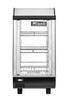 Migali Heated Countertop Display Case with Straight Glass, Front & Rear Sliding Doors