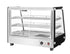 Migali Heated Countertop Display Case with Straight Glass & Rear Sliding Doors