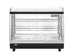 Migali Heated Countertop Display Case with Straight Glass, Front & Rear Sliding Doors