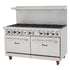 Migali Commercial Gas Range with Standard Oven – 4, 6, 8 & 10 Burner Models (NG / LP)