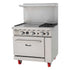 Migali Commercial Gas Range with Left-Side Griddle & Standard Oven – 2, 4 & 6 Burner Models (NG / LP)