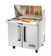 Migali C-SP36-15-D-HC 36" Sandwich Prep Table with Drawers – 15 Pan Capacity