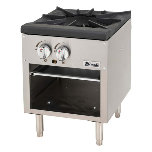 Migali Commercial Gas Stock Pot Stove – 1 & 2 Burner Models