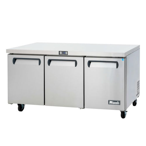 Migali C-U72R-HC 72" Undercounter & Work Top Refrigerator