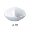 Yanco ML-507 7″ Triangle Bowl, 24 oz Capacity, China, Super White (2Dz)