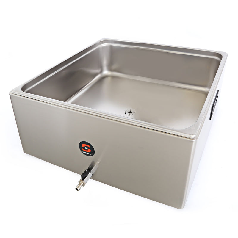 Sammic  Insulated Sous Vide Tank GN 2/1 – Commercial SmartVide Cooker Accessory with Drain Tap for Precision Cooking