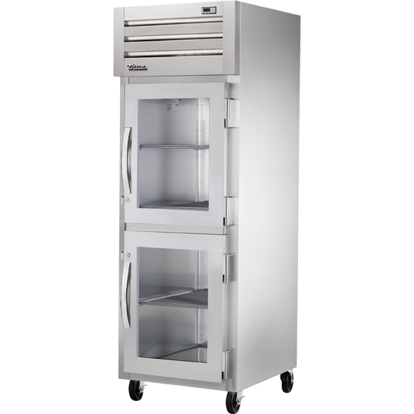 True STG1R-2HG-HC Reach-In Glass Half Swing Door Refrigerator