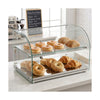 Marchia CA45 22" Curved Glass Countertop Dry Food Display Case – 1.6 Cu. Ft.