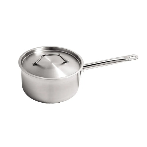 CAC China S3AP-6 6 Qt Tri-Ply Sauce Pan with Lid