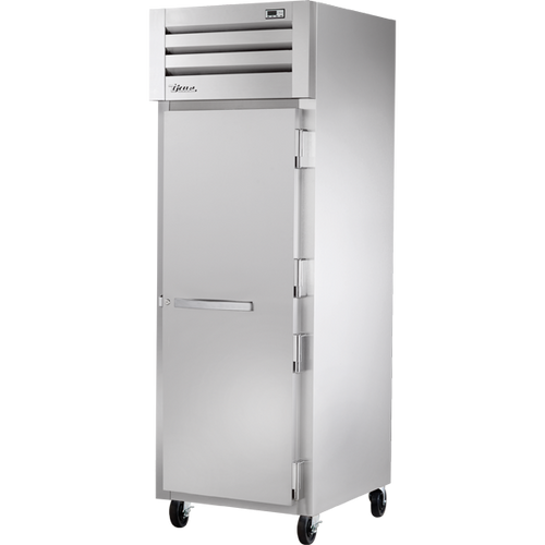 True STG1H-1S Reach-In Solid Swing Door Heated Cabinet