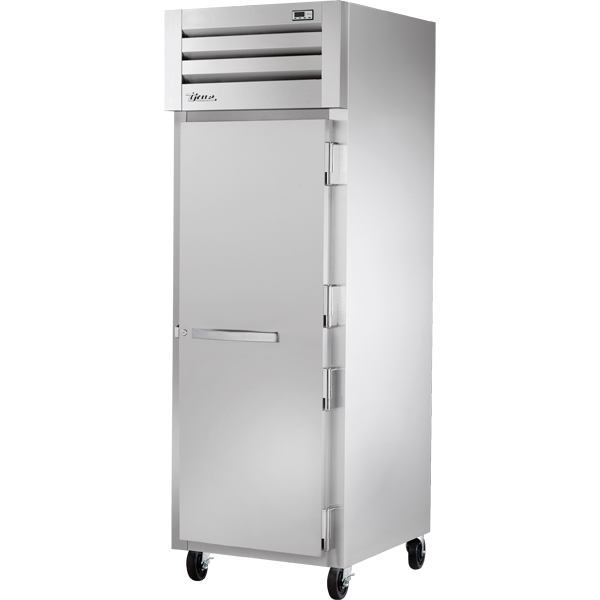 True STG1H-1S Reach-In Solid Swing Door Heated Cabinet