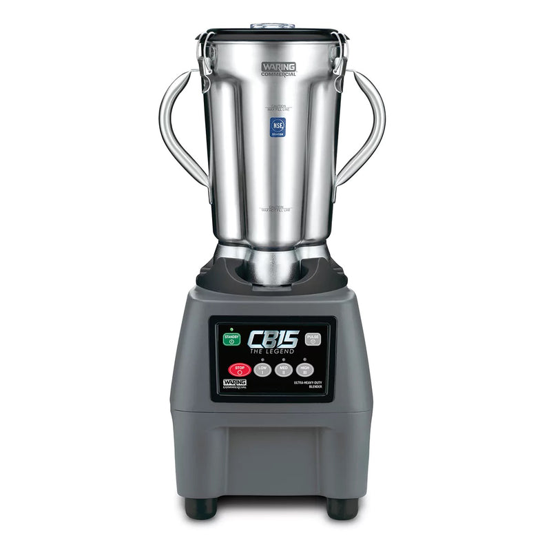 Waring One Gallon 120V Heavy Duty Food Blender CB15 with Electronic Keypad, 3.75 HP