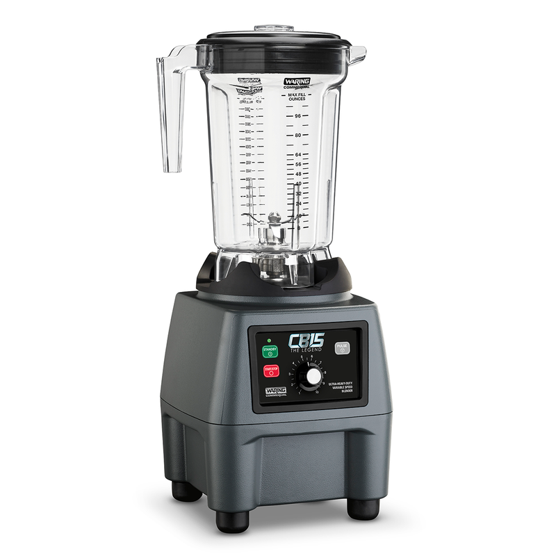 Waring CB15VP 3.75 HP heavy-duty 1-gallon variable-speed food blender with copolyester container, 120 volts