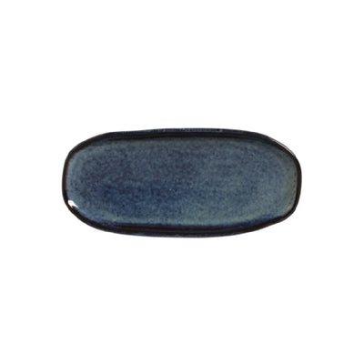 Porto Brasil Shallow Oval Platter Stoneware Denim ( Case of 12)