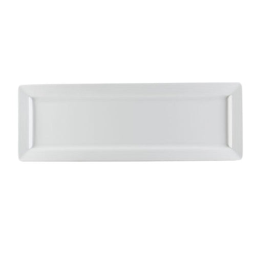 CAC Chinaware Cambridge Square - Long Deep Rect. Platter 16 1/4"