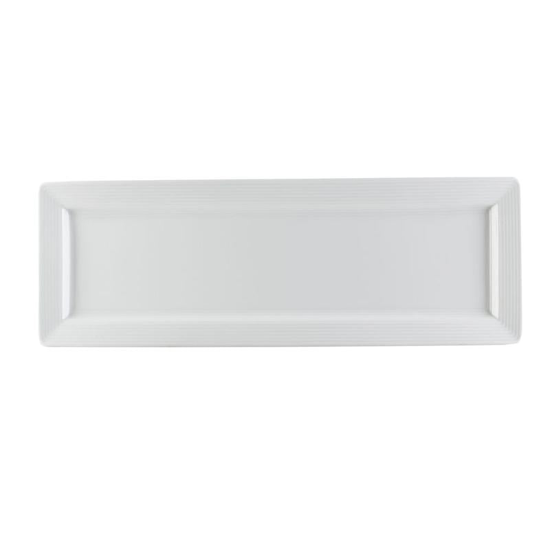 CAC Chinaware Cambridge Square - Long Deep Rect. Platter 16 1/4"