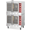 Cookline CC100-DBL Full-Size Double-Deck Gas Convection Oven - 108,000 BTU