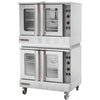 Cookline CC80-DBL Deep-Depth Double-Deck Gas Convection Oven - 120,000 BTU