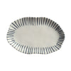 Porto Brasil Shallow Oval Platter 11.81 in. Stoneware Elemento ( Case of 12)