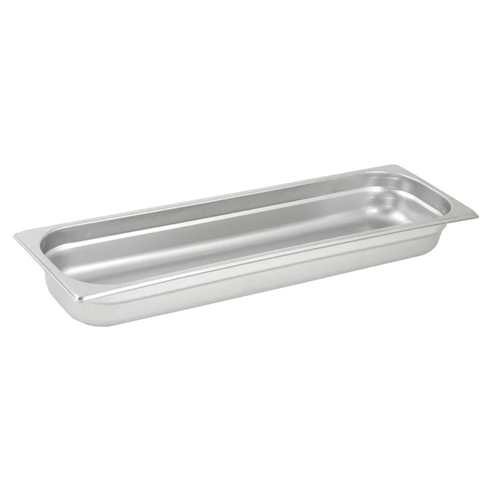 Winco SPJL-SERIES, 25 Gauge Stainless steel- Anti-jam Steam Pan, Half Long Size (Price / Piece) - Available in Different Sizes