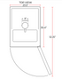 Coldline CDD-1 beer dispenser detail view