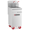 Cookline CF40-NG 16" 40 lb Natural Gas Commercial Floor Fryer - 90,000 BTU