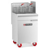 Cookline CF75-LP 21" 75 lb Liquid Propane Commercial Floor Fryer - 150,000 BTU