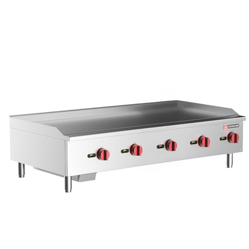 Cookline CGG-60T-HD 60-Inch Thermostatic Gas Countertop Griddle - 150,000 BTU