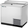 True T-36-GC-S-HC Solid Slide Lid Stainless Steel Glass and Plate Chiller/Froster with Hydrocarbon Refrigerant
