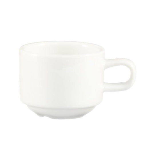 CAC Chinaware Clinton-rolled edge Stacking Cup 3.5oz 2 1/2"