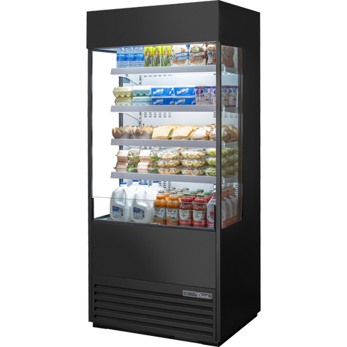 True TOAM-36GS-HC~NSL01 Glass Sided Refrigerator with Hydrocarbon Refrigerant~Non Standard Look Version 01