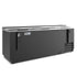 Coldline BBC-80 horizontal bottle cooler angle view