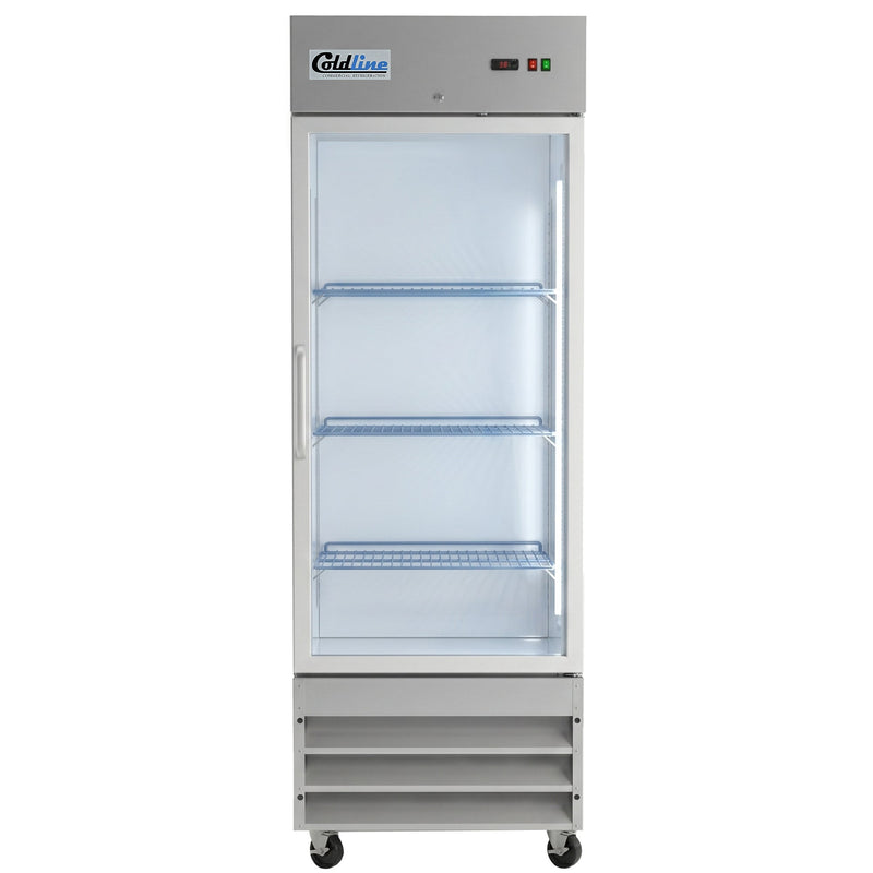 Coldline C-1FG 29-inch glass-door commercial reach-in freezer