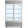 Coldline C-2RG 54" Two-Glass-Door Reach-In Refrigerator, 47 Cu. Ft.