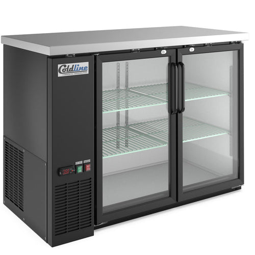 Coldline CBB-48G 48-inch swing glass door back bar cooler