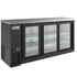 Coldline CBB-72G-SL 72-inch sliding glass door back bar cooler