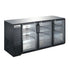 Coldline CBB-72G-T 72-inch thin-top swing glass door back bar cooler