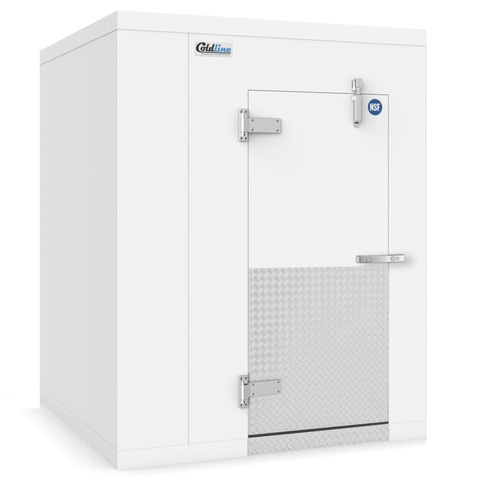 Coldline square walk-in cooler box with floor. Representative panel design; see specifications and approval drawing for exact configuration.