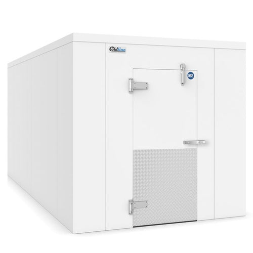 Coldline rectangular walk-in cooler box without floor. Representative panel design; see specifications and approval drawing for exact configuration.