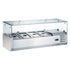 Coldline CTP48 countertop salad bar with glass rail