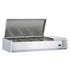 Coldline CTP48SS stainless steel rail countertop salad bar