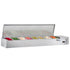 Coldline CTP70 countertop salad bar with stainless steel rail