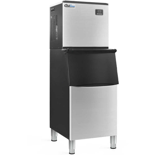 Coldline EIC420M-FA ice machine with bin