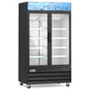 Coldline G48-B 48" Double Glass Door Merchandiser Refrigerator, 26.8 Cu. Ft.