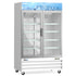Coldline G53 white double glass door merchandiser refrigerator