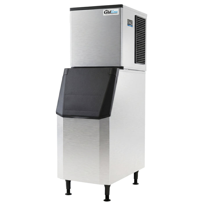 Coldline ICE400M-HA-B275-22 23" 420 lb. Half Cube Modular Ice Machine with 275 lb. Bin