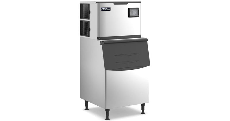Coldline ICE550M-HA-B375-30 30" 550 lb. Half Cube Modular Ice Machine with 375 lb. Bin