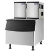 Coldline ICE800M-HA-B1000-48 50" 800 lb. Half Cube Modular Ice Machine with 1000 lb. Bin